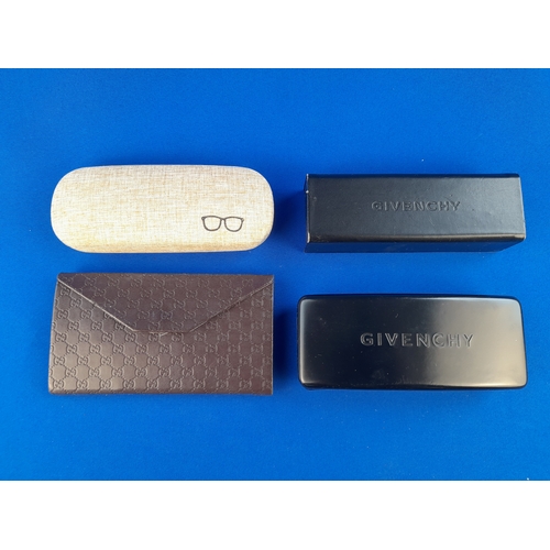 364 - Selection of Empty Sunglasses Cases including Gucci, Givenchy and Ray Ban