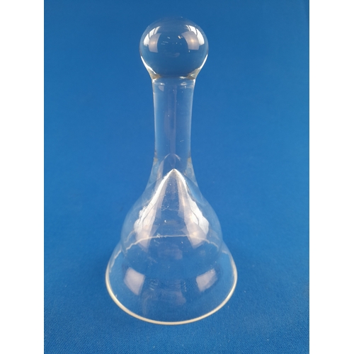 596 - Antique Glass Stirrup Cup