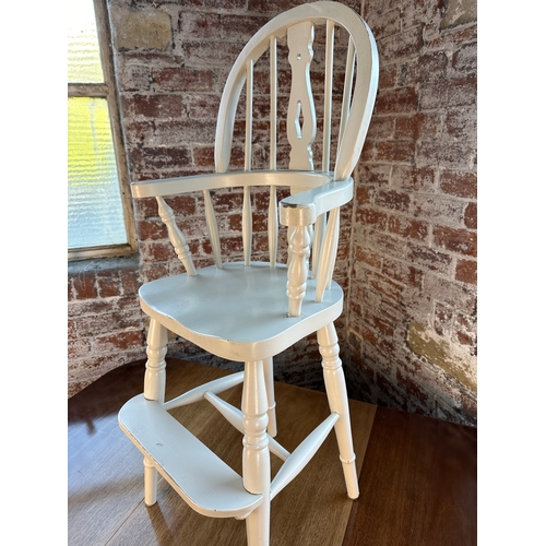 847 - Childs Windsor Style Painted High Chair