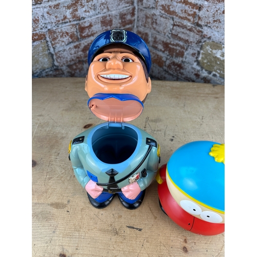 380 - Cookie Jar Cop - Talking Cookie Jar & Cartman Moneybox