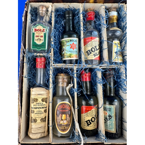 385 - Collection of Vintage Bols Miniatures (empty)