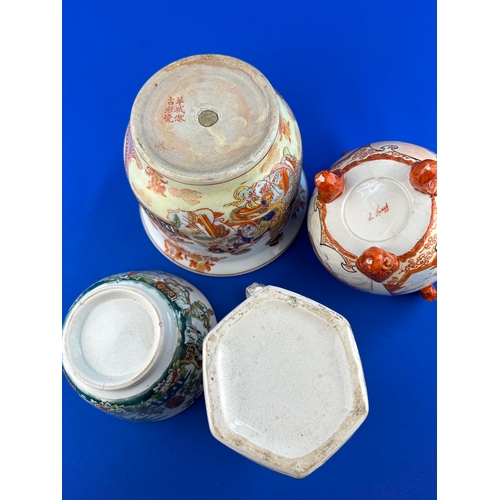 530 - Chinese & Japanese Ceramics some with Character Marks alongside an Antique Masons Ironstone Chinoise... 