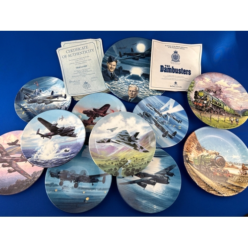 558 - Group of Picture Plates, mostly Royal Worcester Dambusters Edition