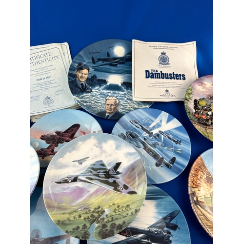 558 - Group of Picture Plates, mostly Royal Worcester Dambusters Edition