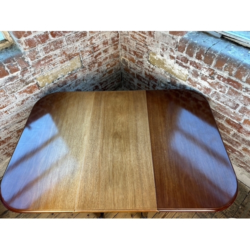 849 - Quality Gate Legged Extending Table - 145 x 98cm extended