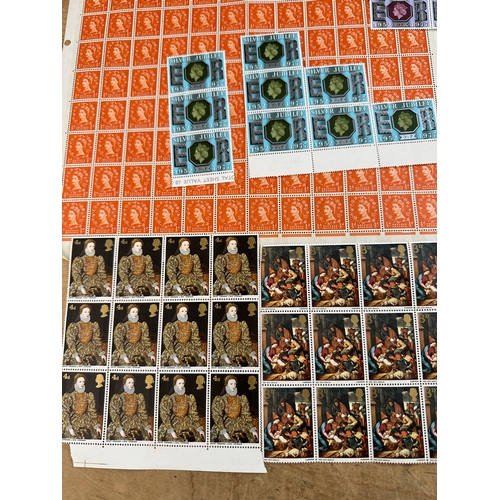 128 - Sheets of Pre Decimal Stamps