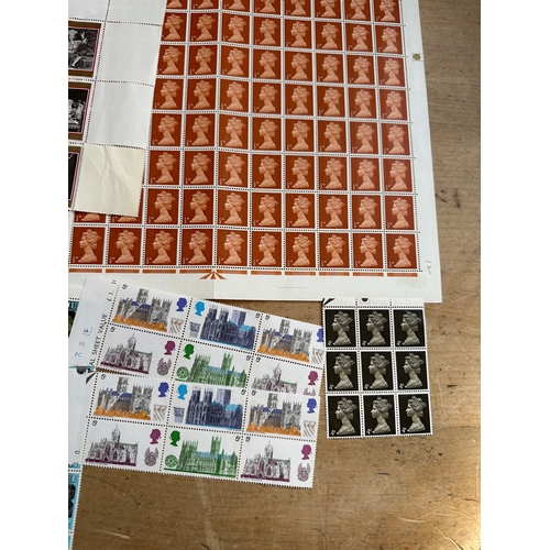 128 - Sheets of Pre Decimal Stamps