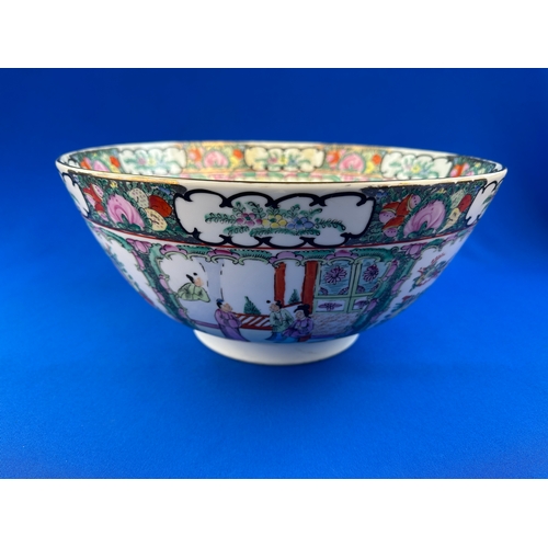 536 - Large Chinese Famille Rose Bowl - 14