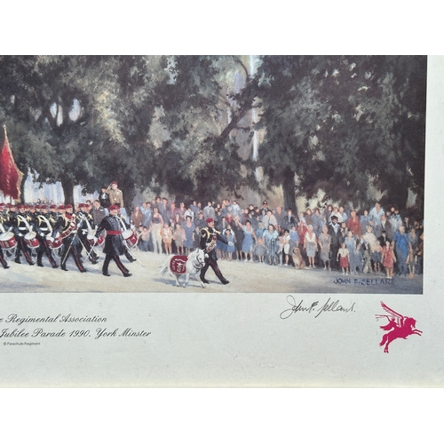 655 - The Parachute Regiment Association - Jubilee Parade 1990 Limited Edition Signed Print by John F Sell... 