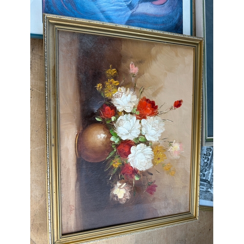 657 - Group of Original Artworks & Prints - Still Life Signed Cole