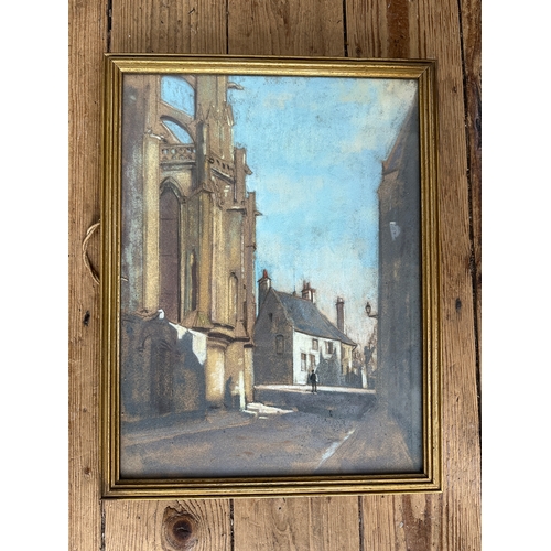 659 - Pastel Street Scene by John Yates