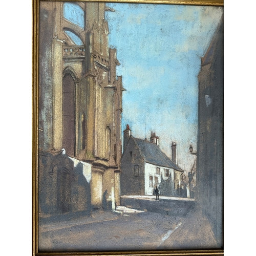 659 - Pastel Street Scene by John Yates