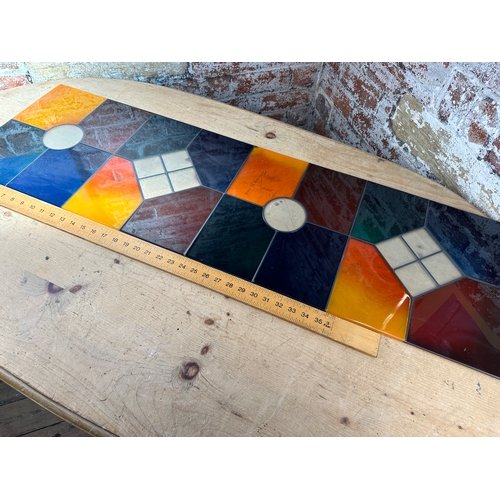 324 - Faux Stained Glass Panel