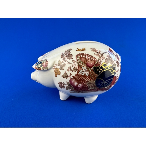 581 - Masons Fruit Pattern Piggy Bank