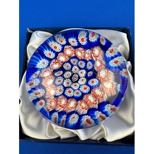 602 - Two Millefiori Paperweights