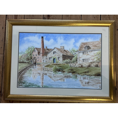 660 - Original Watercoulor Signed Tony Hollis 00