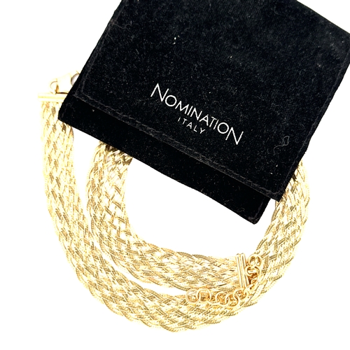 62 - Nomination Italy Gold Plated 925 Silver Neckalce 25g