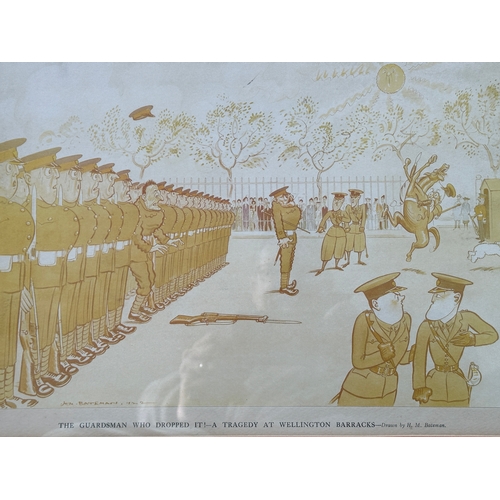 663 - Vintage H.M. Bateman Print