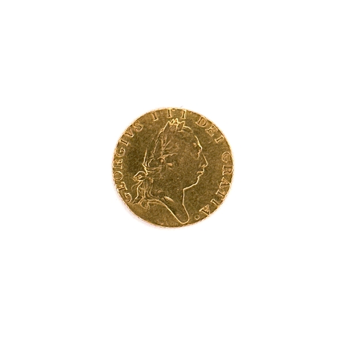 84 - 1791 Gold Half Guinea Coin