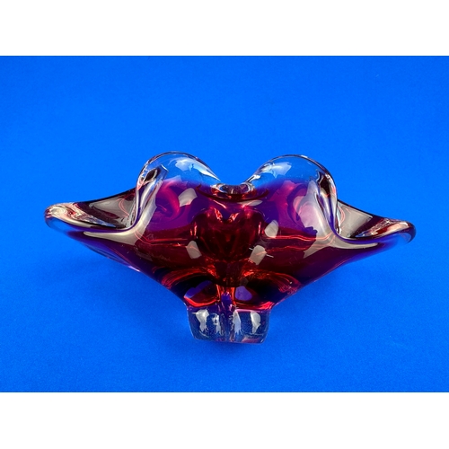 615 - Mid Century Art Glass Bowl