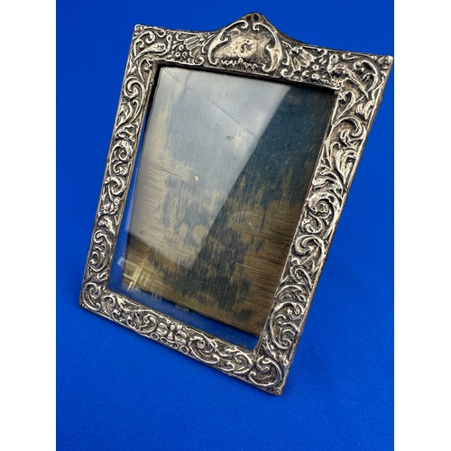 5 - Antique Hallmarked Silver Picture Frame