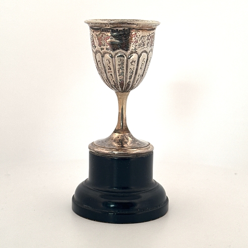 70 - Miniature Hallmarked Silver Trophy Birmingham 1908 Spurrier & Co