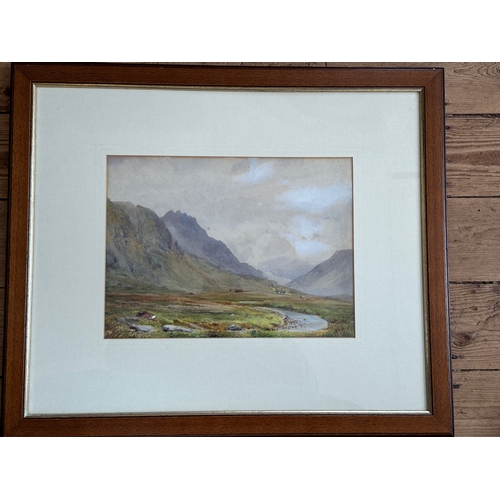 761 - Original Watercolour by G.Eyton 'View of Capel Curig'