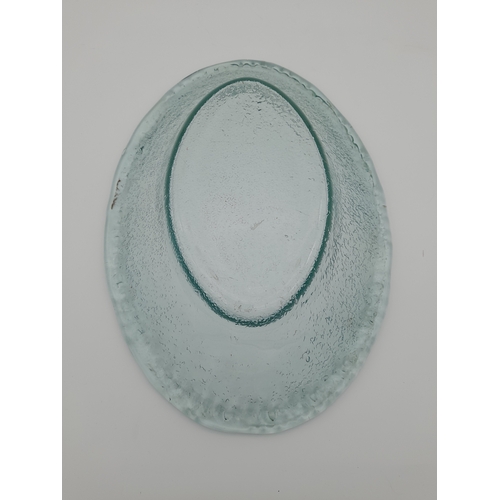 722 - Glass Centrepiece Bowl - 40 x 29.5cm