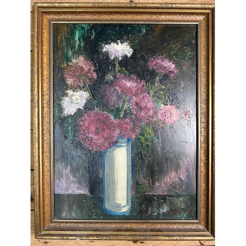 761A - James Arundel, Bradford (1875–1960) - Still Life - Oil on Board - 67 x 52cm to frame edges