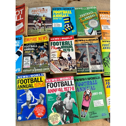 829 - Group of 50's, 60's & 70's News of the World & Chronicle Football Annuals