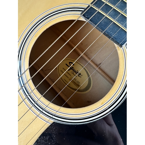 824 - Squire Fender SA-105 Acoustic Guitar