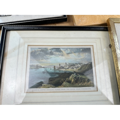 768 - Group of Vintage Coloured Etchings & Prints, Mostly Nautical