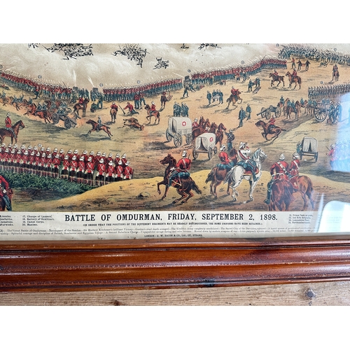 769 - Victorian Print, the First Battle of Omdurman September 2 1898