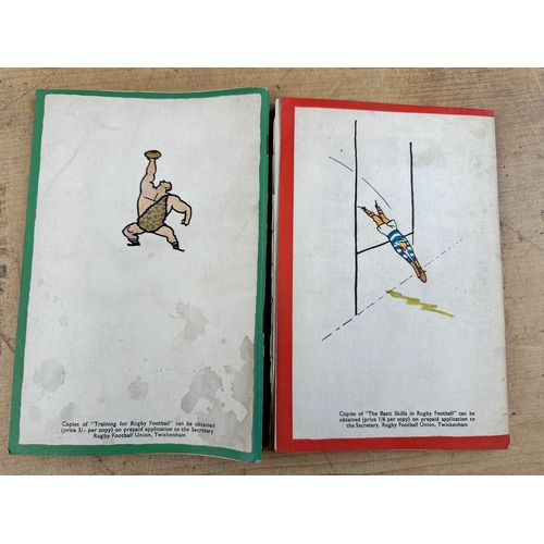 520 - Wwo 1960s Rugby Books Illustrated by Fougasse