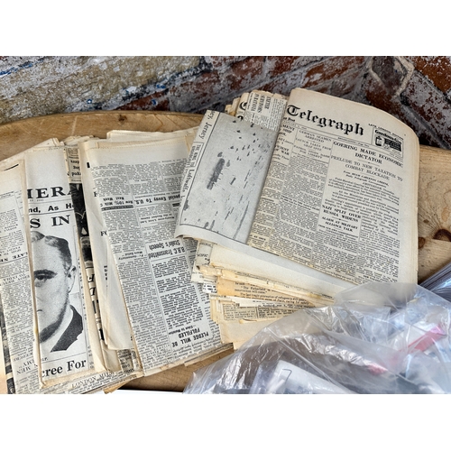 229 - WW2 Related Newspapers & Ephemera