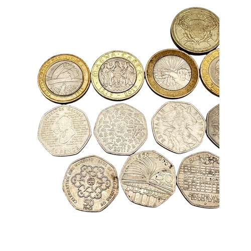 212 - Group of Collectable £2 & 50p Coins