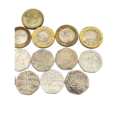 212 - Group of Collectable £2 & 50p Coins