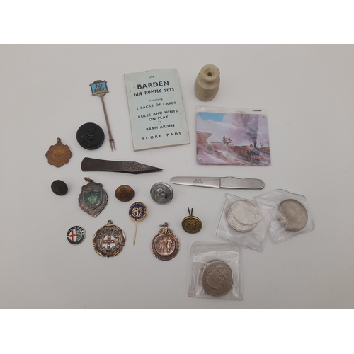 529 - Group of Collectable Items including Coins and Badges