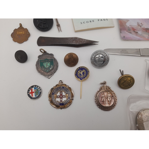 529 - Group of Collectable Items including Coins and Badges