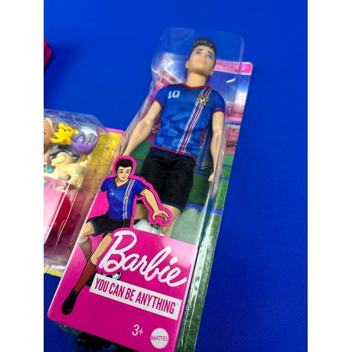 896 - Three as New Barbie Figures