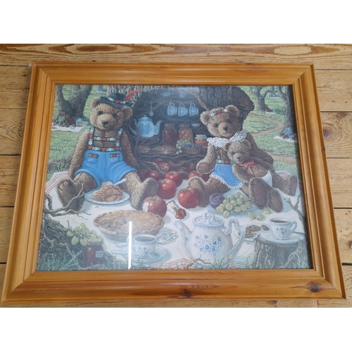 772 - Pair of Framed Prints including Janet Kruskamp Teddy Bear Picnic and 