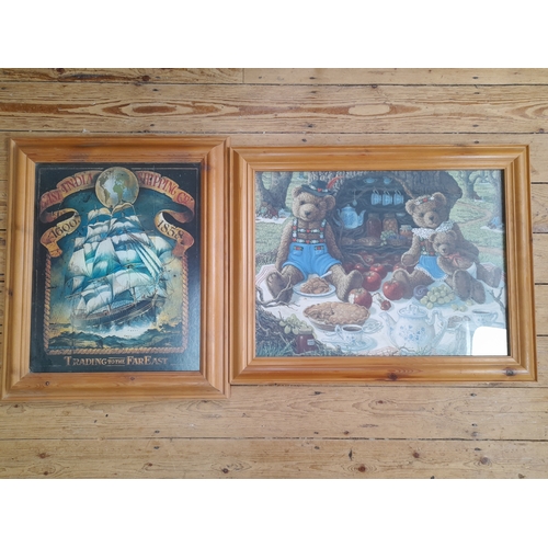 772 - Pair of Framed Prints including Janet Kruskamp Teddy Bear Picnic and 