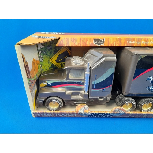 262 - Boxed Nylint Metal Muscle 'Golden Eagle' 18-Wheeler and Matchbox Superfast Choppers 'Jumbo Jet'