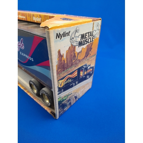 262 - Boxed Nylint Metal Muscle 'Golden Eagle' 18-Wheeler and Matchbox Superfast Choppers 'Jumbo Jet'