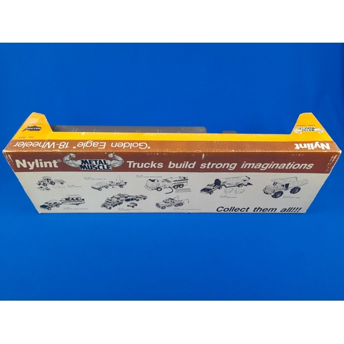 262 - Boxed Nylint Metal Muscle 'Golden Eagle' 18-Wheeler and Matchbox Superfast Choppers 'Jumbo Jet'