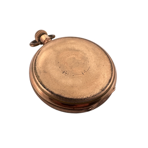 590 - Limit Pocket Watch in Denison Gold Plated Case - Working