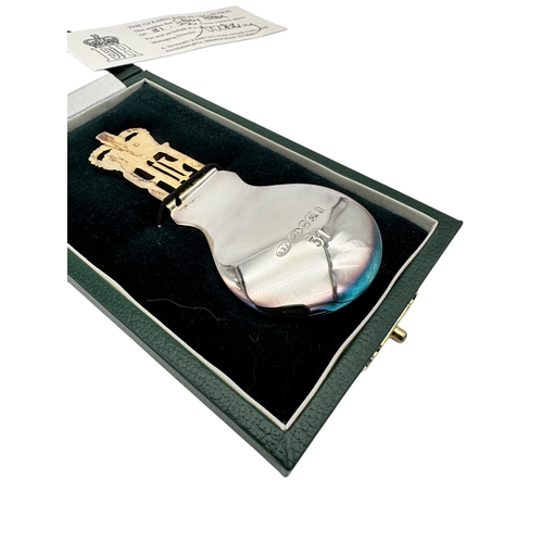 53 - Golden Jubilee Caddy Spoon Limited edition 31/250 28.72g...