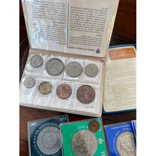 213 - Group of Antiq, Vintage & Commemorative Coins inc. Silver