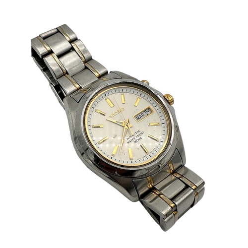 589 - Seiko Kinetic Automatic Watch - Ticking