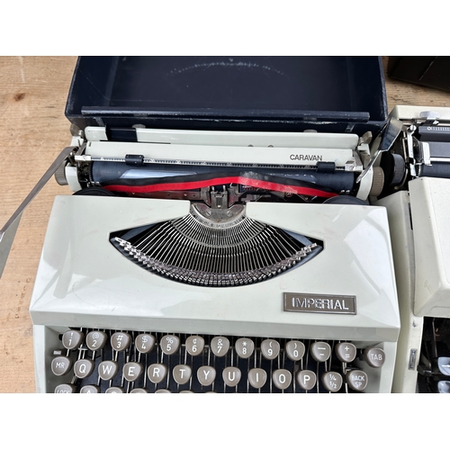 490 - Two Imperial Vintage Typewriters